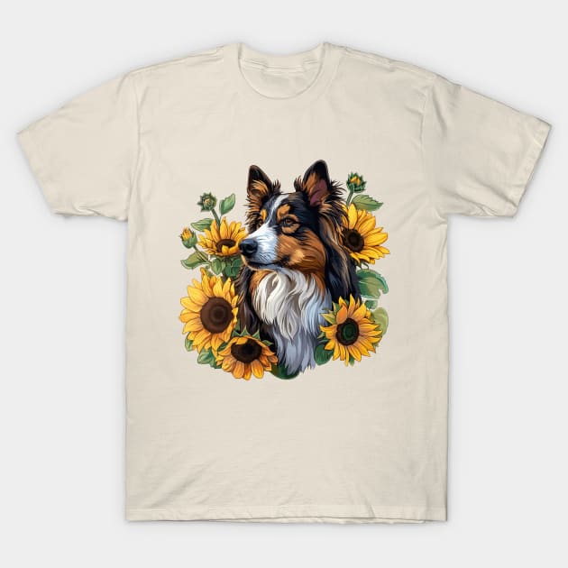 Sheltie T-Shirt by VelvetRoom